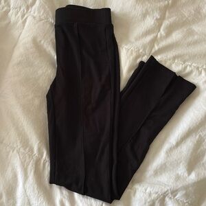Split hem pants